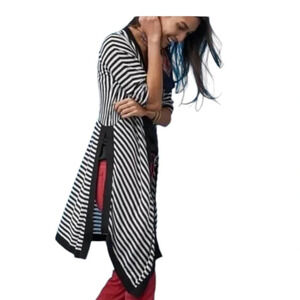 CAbi long open  cardigan Sz.S fits larger measurements Inc. excellent condition